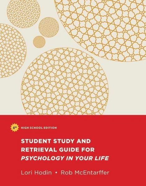 Produktbild: The Student Study and Retrieval Guide for Psychology in Your Life