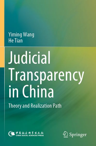 Produktbild: Judicial Transparency in China