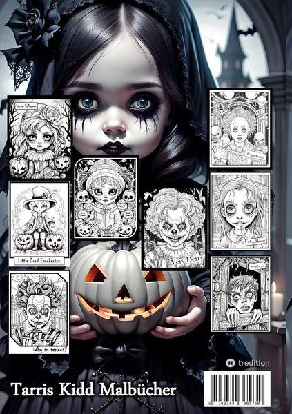 Produktbild: Halloween Malbuch f&uuml;r Erwachsene - Spooky Halloween Gruselig S&uuml;&szlig; Ausmalbuch