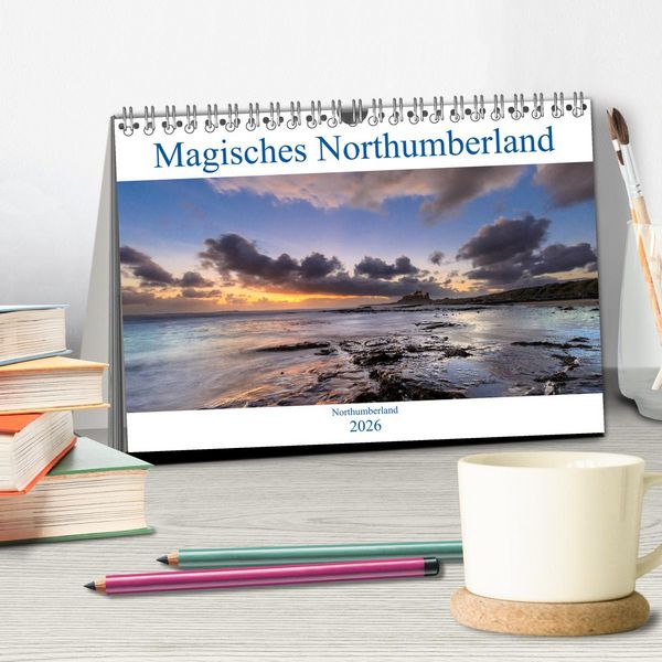 Produktbild: Magisches Northumberland (Tischkalender 2026 DIN A5 quer), CALVENDO Monatskalender