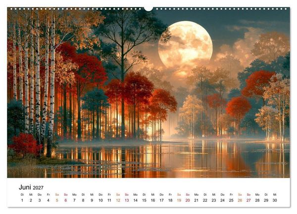 Produktbild: Zeitreise Natur (Wandkalender 2027 DIN A2 quer), CALVENDO Monatskalender
