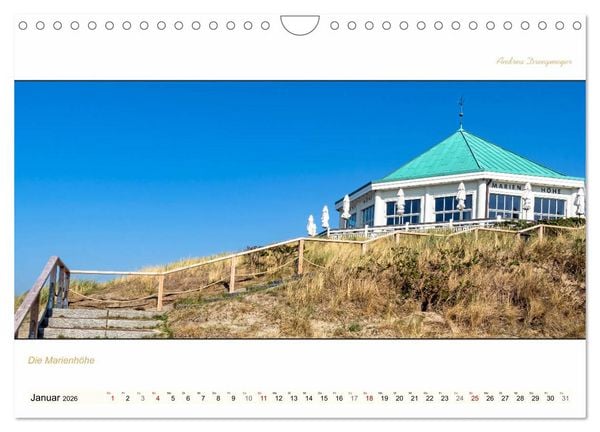 Produktbild: NORDERNEY PANORAMA (Wandkalender 2026 DIN A4 quer), CALVENDO Monatskalender