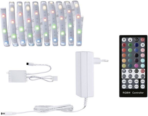 Produktbild: Paulmann MaxLED Basic RGB 79881 LED-Streifen-Basisset mit Stecker 24V 3m Warmwei&szlig; 1St.