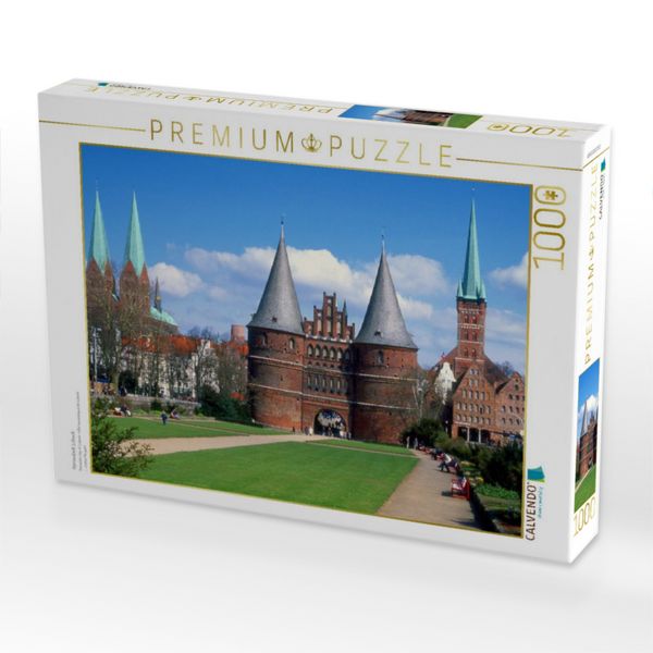 Produktbild: CALVENDO Puzzle Hansestadt L&uuml;beck | 1000 Teile Lege-Gr&ouml;&szlig;e 64x48cm Foto-Puzzle f&uuml;r gl&uuml;ckliche Stunden