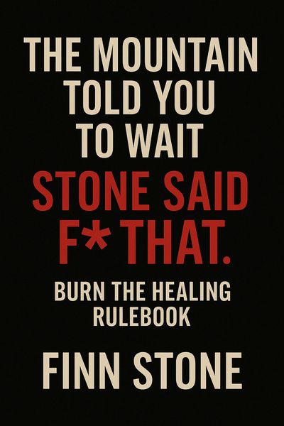Produktbild: The Mountain Told You to Wait. Stone Said F* That. Burn the Healing Rulebook