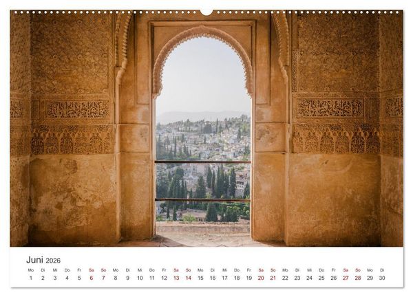 Produktbild: Spanien - Ein wundervolles Land mit viel Sonnenschein. (Wandkalender 2026 DIN A2 quer), CALVENDO Monatskalender