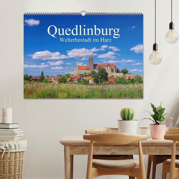 Produktbild: Quedlinburg - Welterbestadt im Harz (Wandkalender 2027 DIN A2 quer), CALVENDO Monatskalender