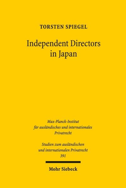Produktbild: Independent Directors in Japan