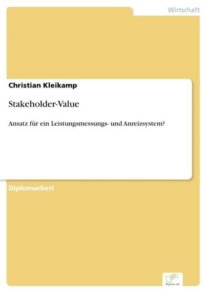 Produktbild: Stakeholder-Value