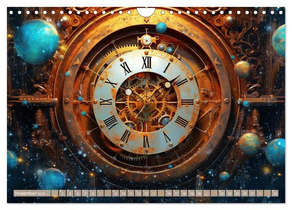 Produktbild: Surreale Uhren (Wandkalender 2026 DIN A4 quer), CALVENDO Monatskalender