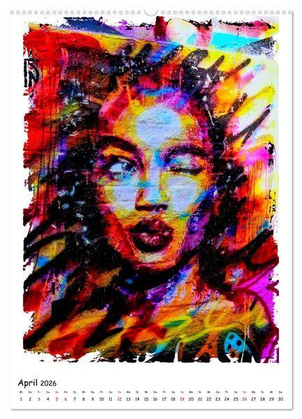 Produktbild: Street Art in Gent (Wandkalender 2026 DIN A2 hoch), CALVENDO Monatskalender