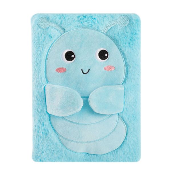 Produktbild: Idena Notizbuch Fluffy Raupe liniert 80 Blatt 80g/m&sup2; DIN A5