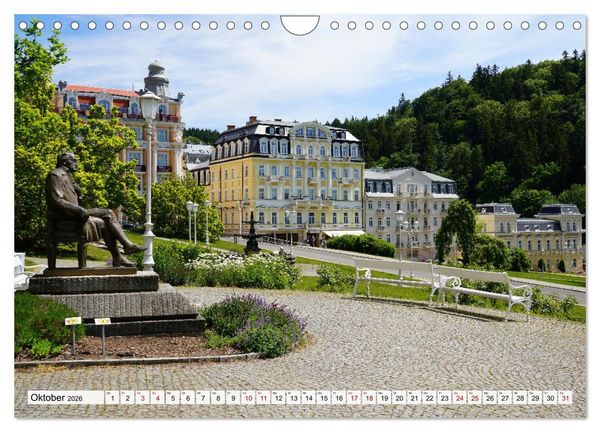 Produktbild: Kurort Marienbad (Wandkalender 2026 DIN A4 quer), CALVENDO Monatskalender