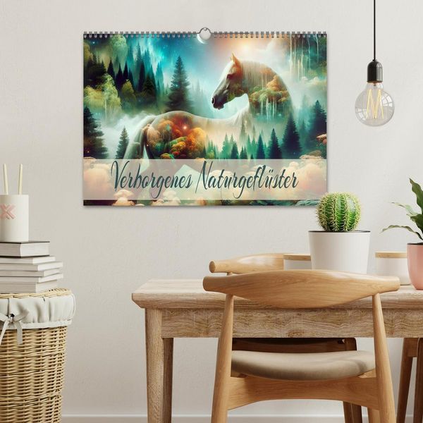 Produktbild: Verborgenes Naturgefl&uuml;ster (Wandkalender 2026 DIN A3 quer), CALVENDO Monatskalender