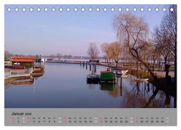 Produktbild: Hitzacker - Impressionen zwischen Elbe und Jeetzel (Tischkalender 2026 DIN A5 quer), CALVENDO Monatskalender