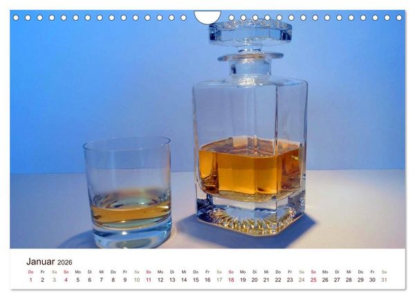 Produktbild: Whisky und Whiskey 2026. Sinnliche Impressionen (Wandkalender 2026 DIN A4 quer), CALVENDO Monatskalender
