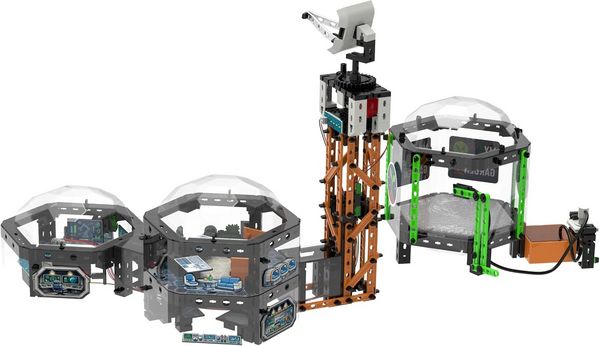 Produktbild: Fischertechnik 579433 - Space World, Weltraum-Station, Bausatz,