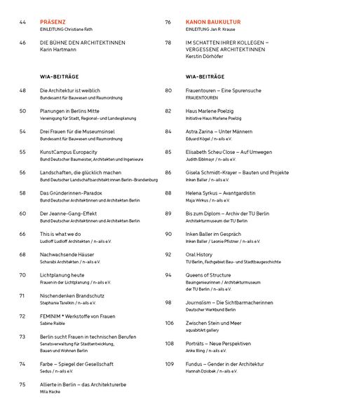 Produktbild: Women in Architecture Berlin