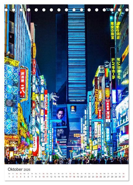 Produktbild: Japan - Die spannende Insel im Pazifik. (Tischkalender 2026 DIN A5 hoch), CALVENDO Monatskalender