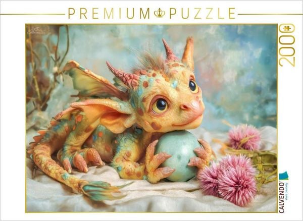 CALVENDO Puzzle Drachen | 2000 Teile Lege-Größe 90x67cm Foto-Puzzle für glückliche Stunden