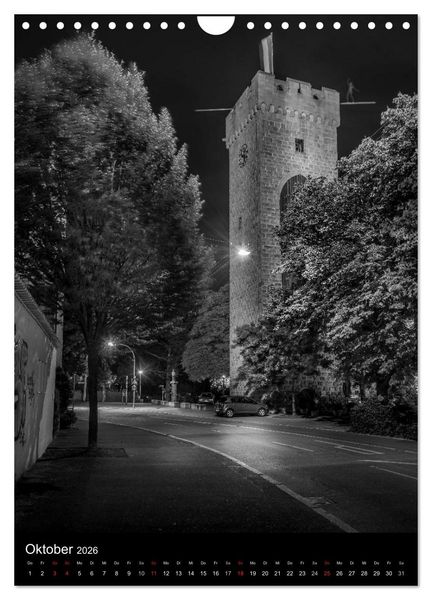 Produktbild: Heilbronn bei Nacht 2 (Wandkalender 2026 DIN A4 hoch), CALVENDO Monatskalender