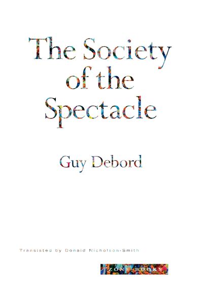 Produktbild: The Society of the Spectacle