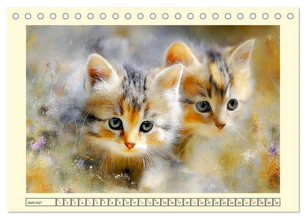 Produktbild: Wildkatzen. Europas scheue Waldbewohner (Tischkalender 2027 DIN A5 quer), CALVENDO Monatskalender