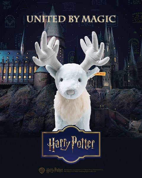 Produktbild: Steiff 024221 - Kuscheltier Patronus Hirsch, Harry Potter, 25 cm