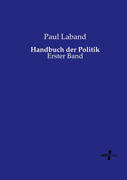 Produktbild: Handbuch der Politik