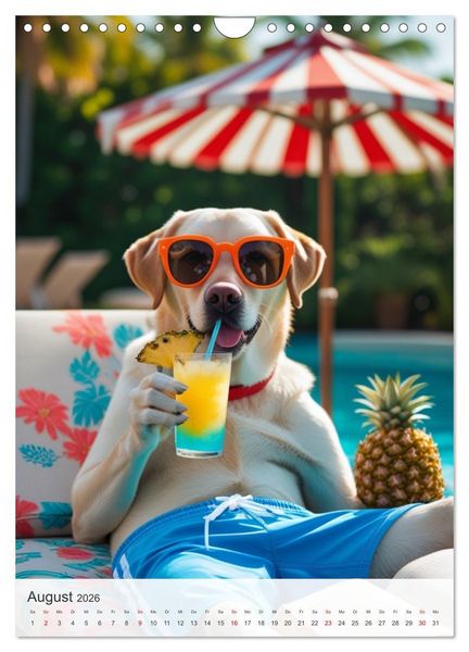 Produktbild: Daily Dogs &ndash; Tierisch menschlich (Wandkalender 2026 DIN A4 hoch), CALVENDO Monatskalender