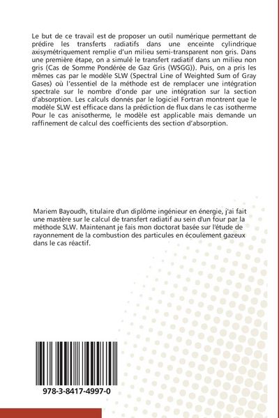 Produktbild: &Eacute;tude du transfert radiatif non gris par le mod&egrave;le SLW