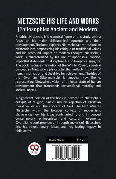 Produktbild: Nietzsche His Life and Works [Philosophies Ancient and Modern]