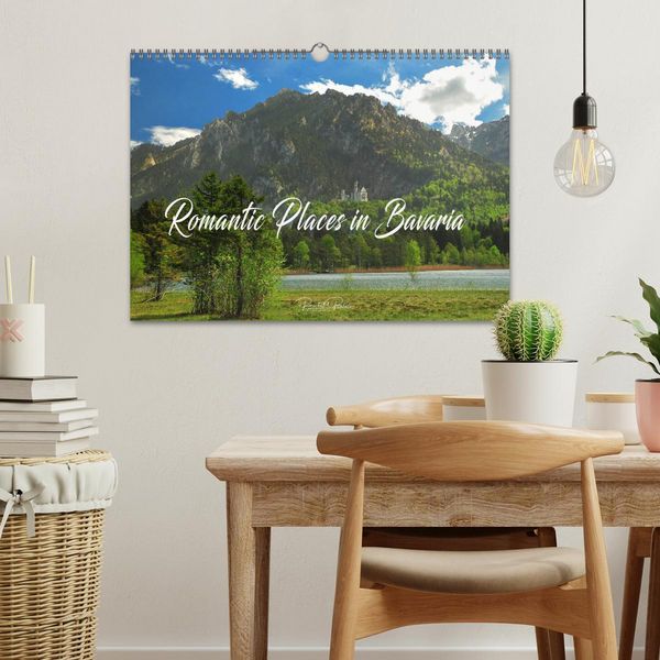 Produktbild: Romantic Places In Bavaria (Wall Calendar 2026 DIN A3 landscape), CALVENDO 12 Month Wall Calendar