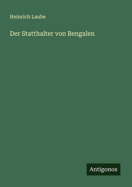 Produktbild: Der Statthalter von Bengalen