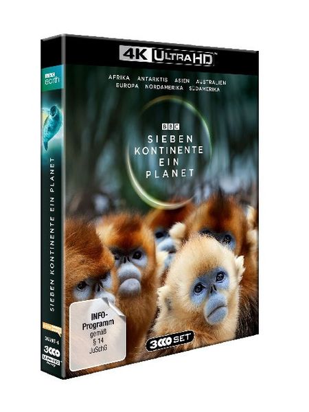Produktbild: Sieben Kontinente - Ein Planet (4K UHD) [3 BR4Ks]