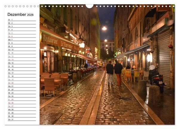 Produktbild: Frankreichs gro&szlig;e St&auml;dte - Lyon (Wandkalender 2026 DIN A3 quer), CALVENDO Monatskalender