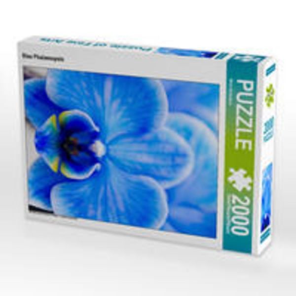 CALVENDO Puzzle Blau Phalaenopsis | 2000 Teile Lege-Größe 90 × 67 cm Foto-Puzzle für glückliche Stunden
