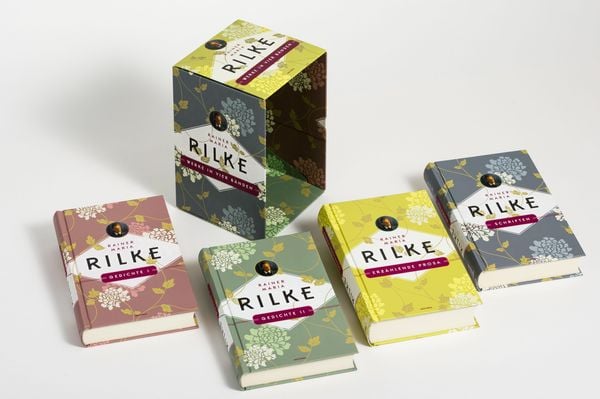 Produktbild: Rainer Maria Rilke, Werke in vier B&auml;nden (Gedichte I - Gedichte II - Erz&auml;hlende Prosa - Schriften) (4 B&auml;nde im Schuber)