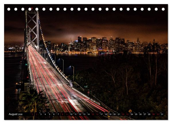 Produktbild: San Francisco Moments (Tischkalender 2026 DIN A5 quer), CALVENDO Monatskalender