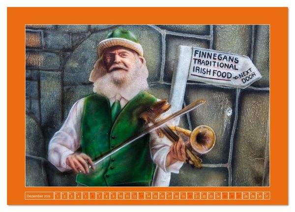 Produktbild: IRLAND - Die sch&ouml;nsten Fassadenmalereien (Tischkalender 2026 DIN A5 quer), CALVENDO Monatskalender