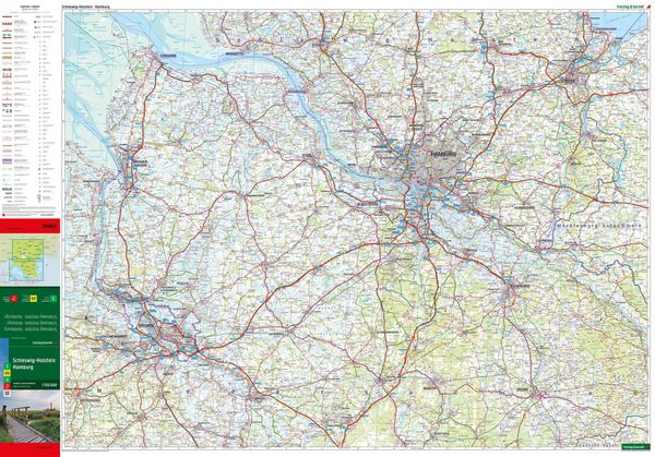 Produktbild: Freytag & berndt Stra&szlig;enkarte Schleswig-Holstein - Hamburg 1:150.000