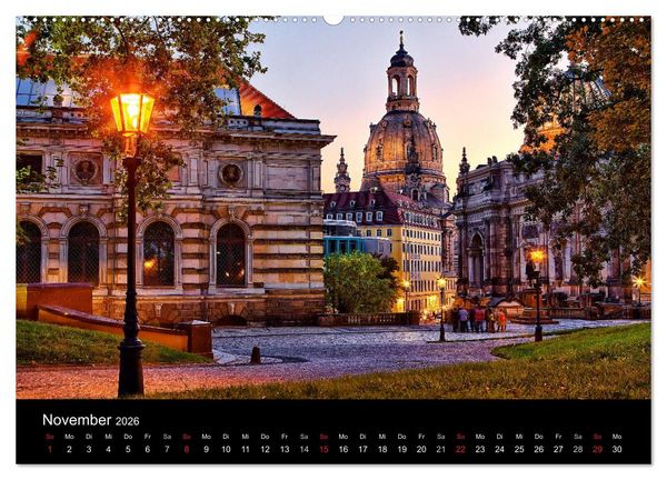 Produktbild: Dresden 2026 (Wandkalender 2026 DIN A2 quer), CALVENDO Monatskalender