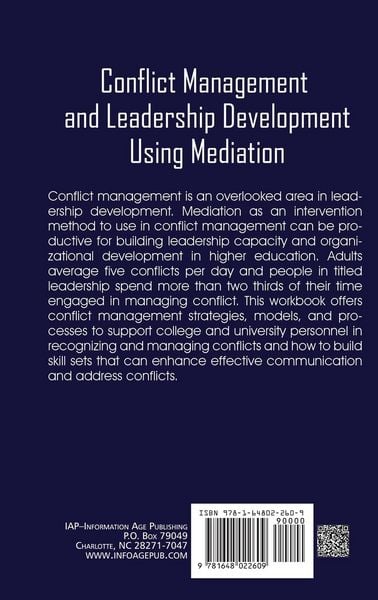 Produktbild: Conflict Management and Leadership Development Using Mediation