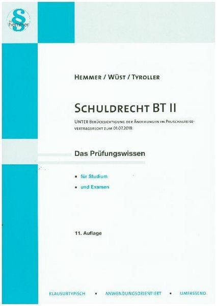 Produktbild: Schuldrecht BT II