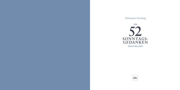 Produktbild: Mit 52 Sonntags-Gedanken durch das Jahr