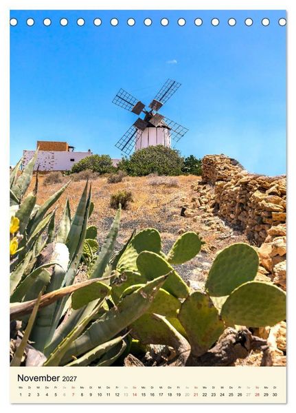 Produktbild: FUERTEVENTURA Bezaubernde Kanareninsel (Tischkalender 2027 DIN A5 hoch), CALVENDO Monatskalender