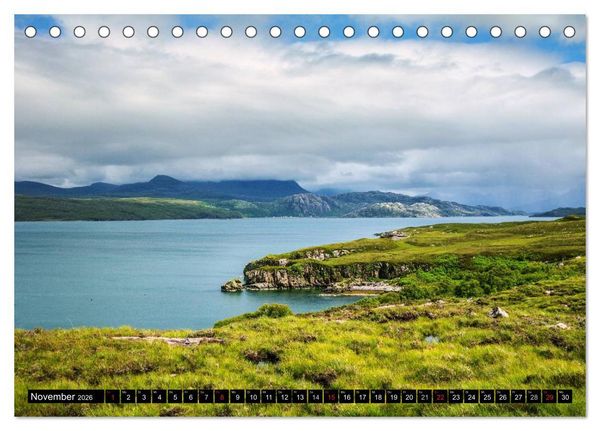 Produktbild: Schottland, Atemberaubender Norden (Tischkalender 2026 DIN A5 quer), CALVENDO Monatskalender