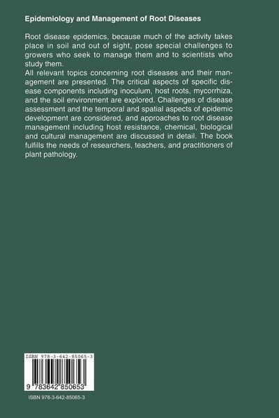 Produktbild: Epidemiology and Management of Root Diseases