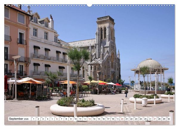Produktbild: Biarritz (hochwertiger Premium Wandkalender 2026 DIN A2 quer), Kunstdruck in Hochglanz