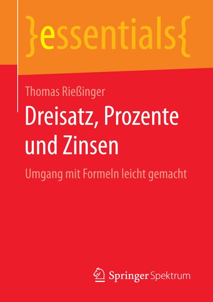 Produktbild: Dreisatz, Prozente und Zinsen